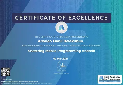 Mastering Mobile Programming Android